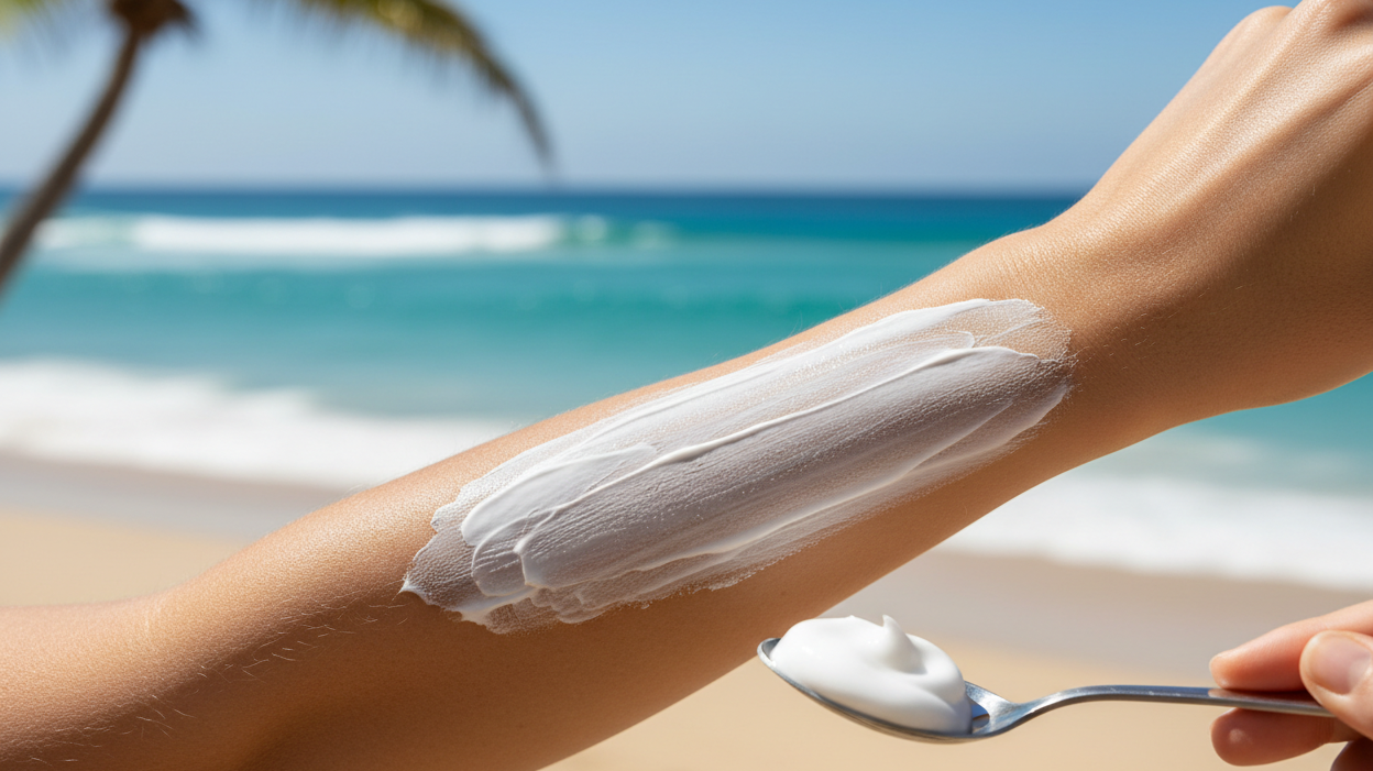How Much Sunscreen Do I Need? The Easy Teaspoon Rule for Face and Body