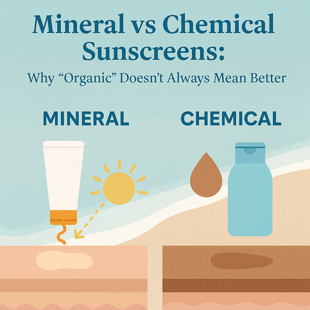 Mineral vs Chemical Sunscreens: Why "Organic" Doesn't Always Mean Better