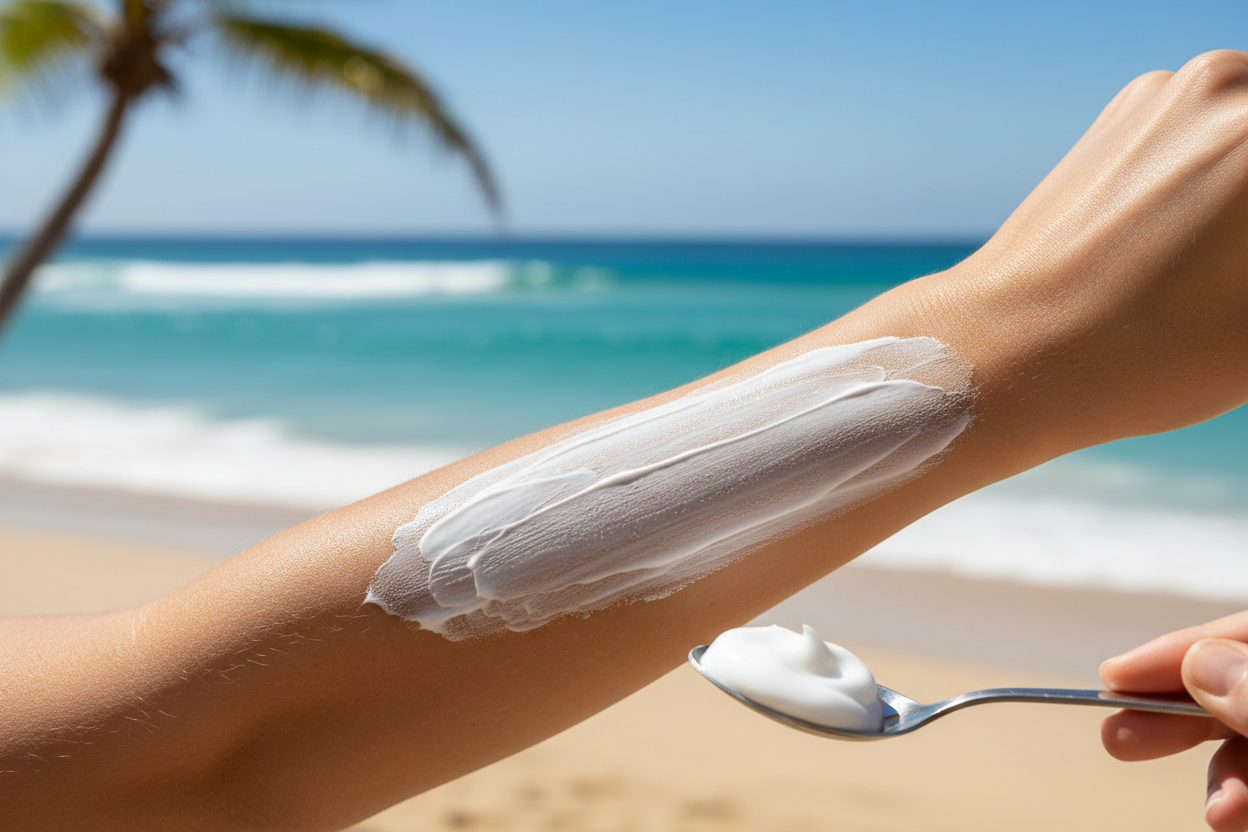 How Much Sunscreen Do I Need? The Easy Teaspoon Rule for Face and Body